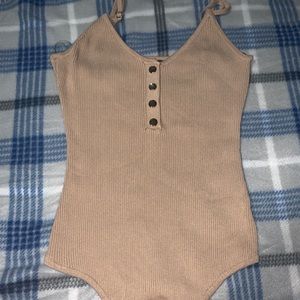 Tan bodysuit